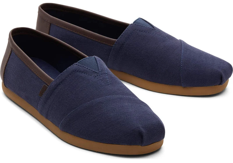 TOMS Alpargata Heavy Twill Espadrille für Herren – Deep Navy