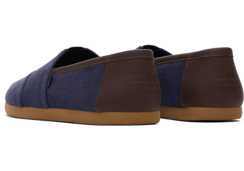 TOMS Alpargata Heavy Twill Espadrille für Herren – Deep Navy