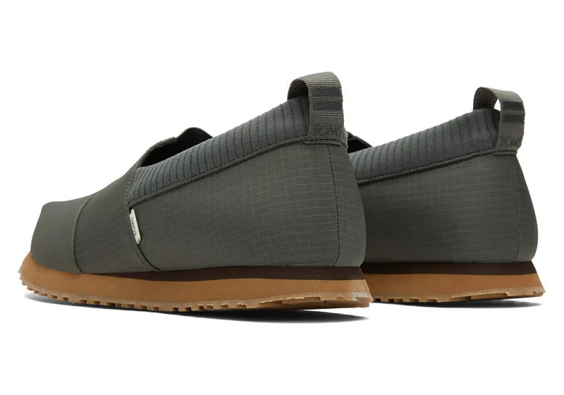 TOMS Herren Alpargata Resident Ripstop Espadrille – Thymiangrün