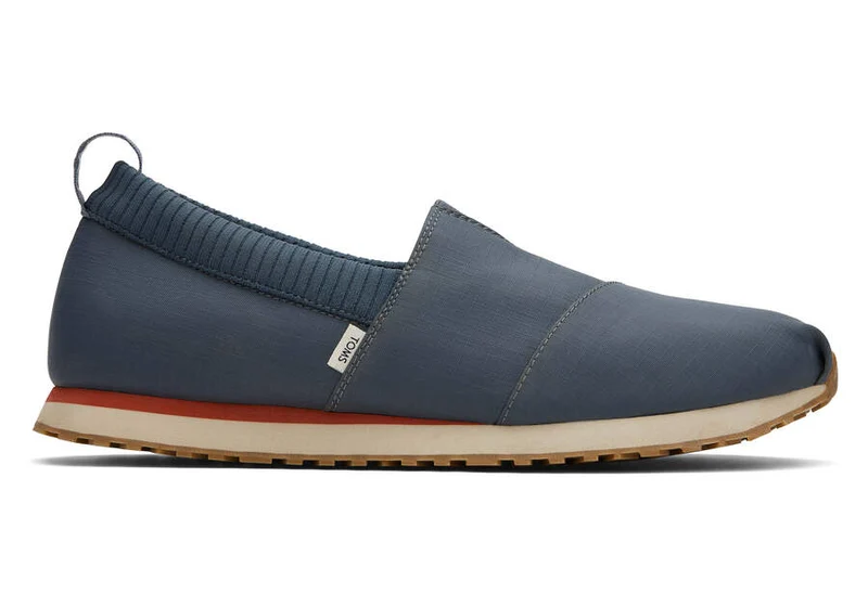 TOMS Herren Alpargata Resident Ripstop Espadrille – Dunkler Schiefer