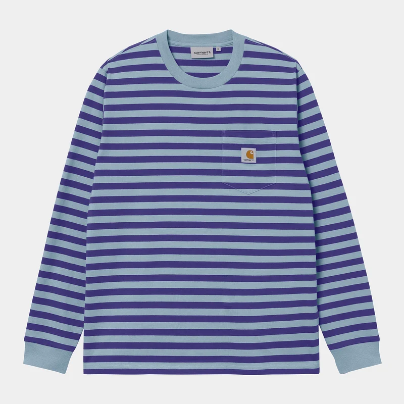Carhartt WIP Herren Scotty Langarm-T-Shirt mit Tasche – Razzmic