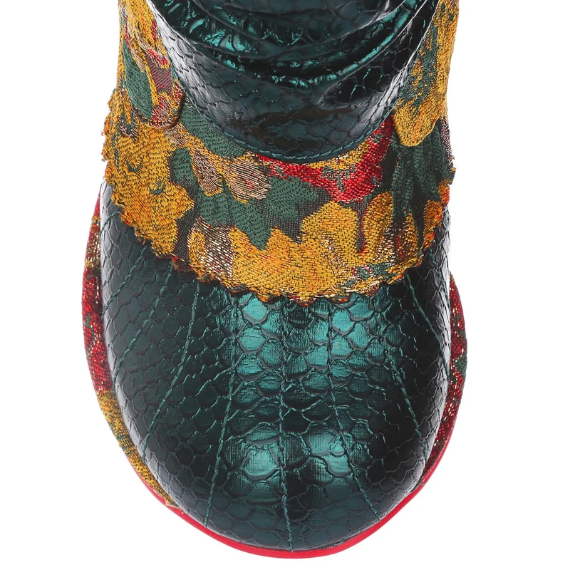 Irregular Choice Damen Miaow High Heels - Grün Gelb