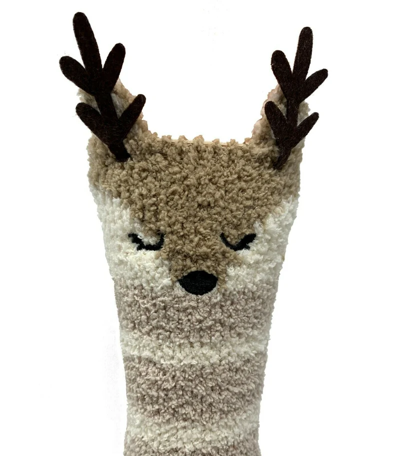 Bramble Flauschige Rentier-Socken für Damen