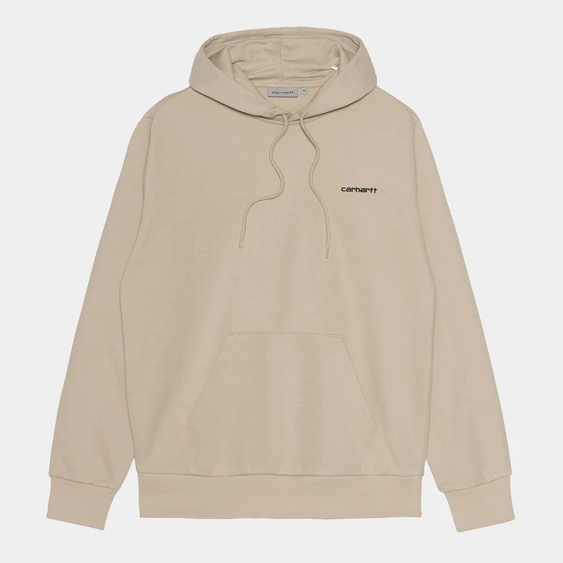 Carhartt WIP Herren-Sweatshirt mit Kapuze und Schriftzug-Stickerei – Wall