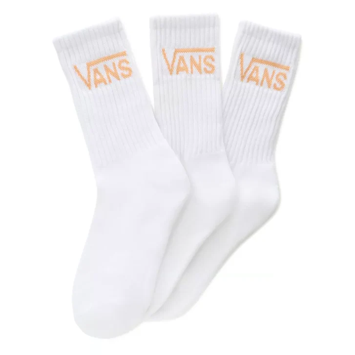 VANS Damen-Crew-Socken (3er-Pack) – Weiß