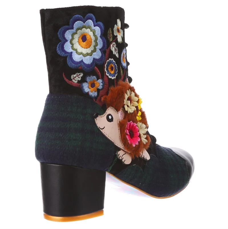 Irregular Choice Damen Hedge Hugs Stiefel - Schwarz