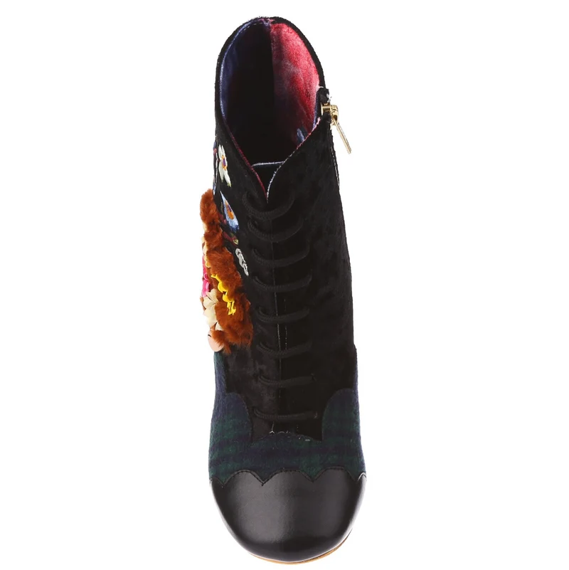 Irregular Choice Damen Hedge Hugs Stiefel - Schwarz
