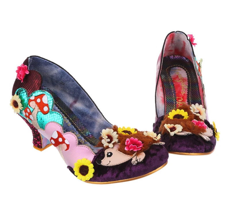 Irregular Choice Hedgerow Happiness High Heel für Damen – Rosa