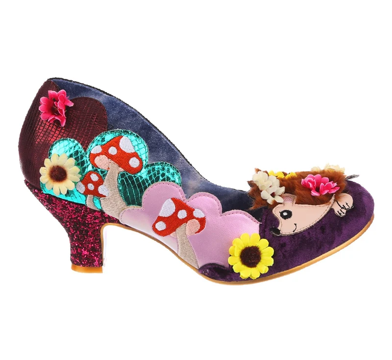 Irregular Choice Hedgerow Happiness High Heel für Damen – Rosa