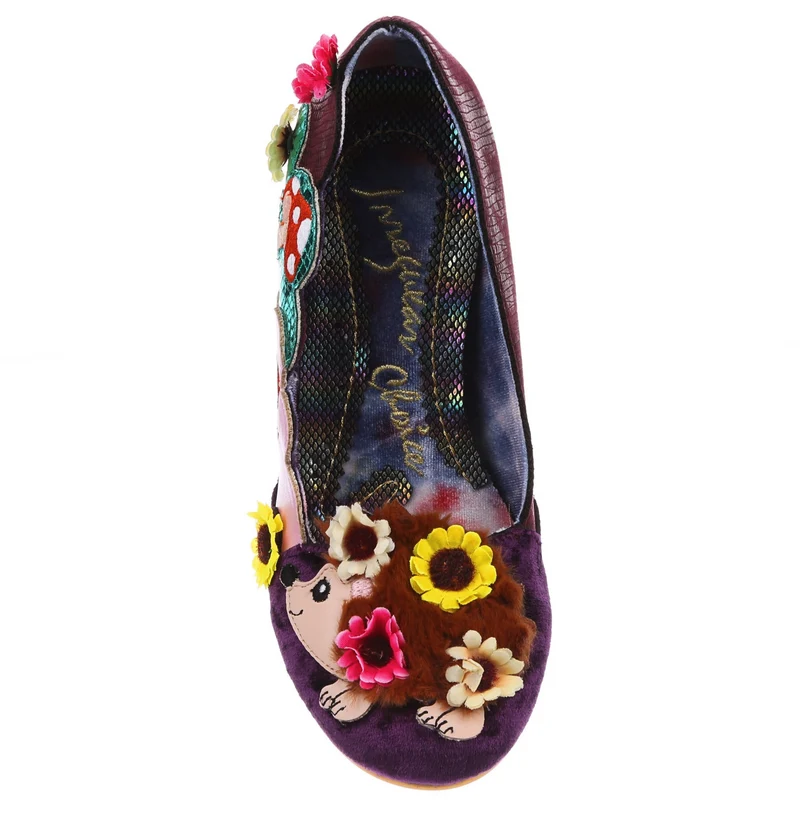 Irregular Choice Hedgerow Happiness High Heel für Damen – Rosa