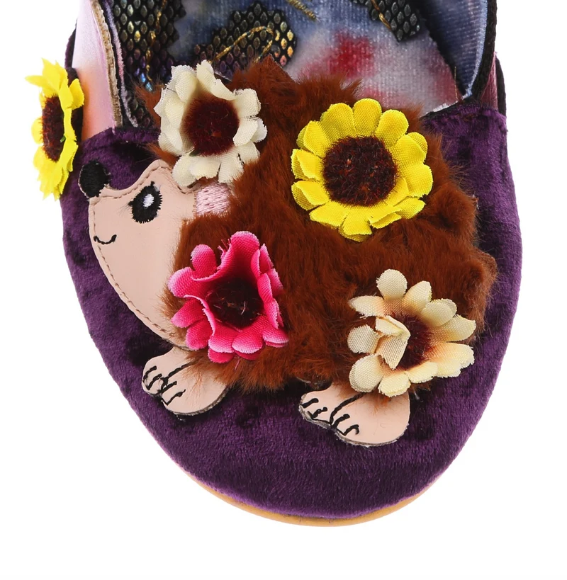 Irregular Choice Hedgerow Happiness High Heel für Damen – Rosa