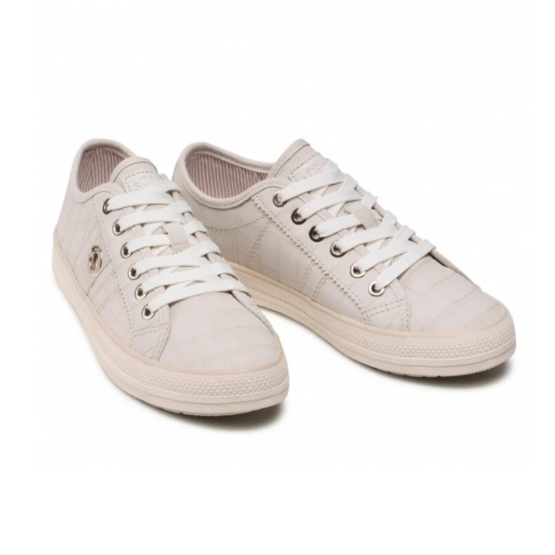 S.Oliver Damen Low Top Fashion Trainer - Weiß