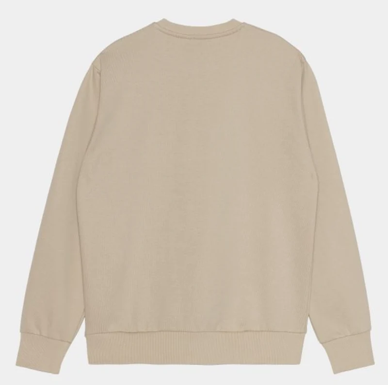 Carhartt WIP Herren-Sweatshirt mit Schriftzug-Stickerei – Wall / Schwarz