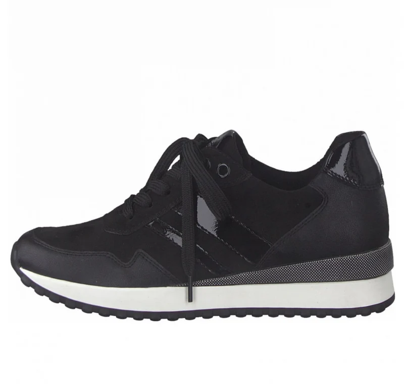 Marco Tozzi Damenmode-Trainer – Schwarz