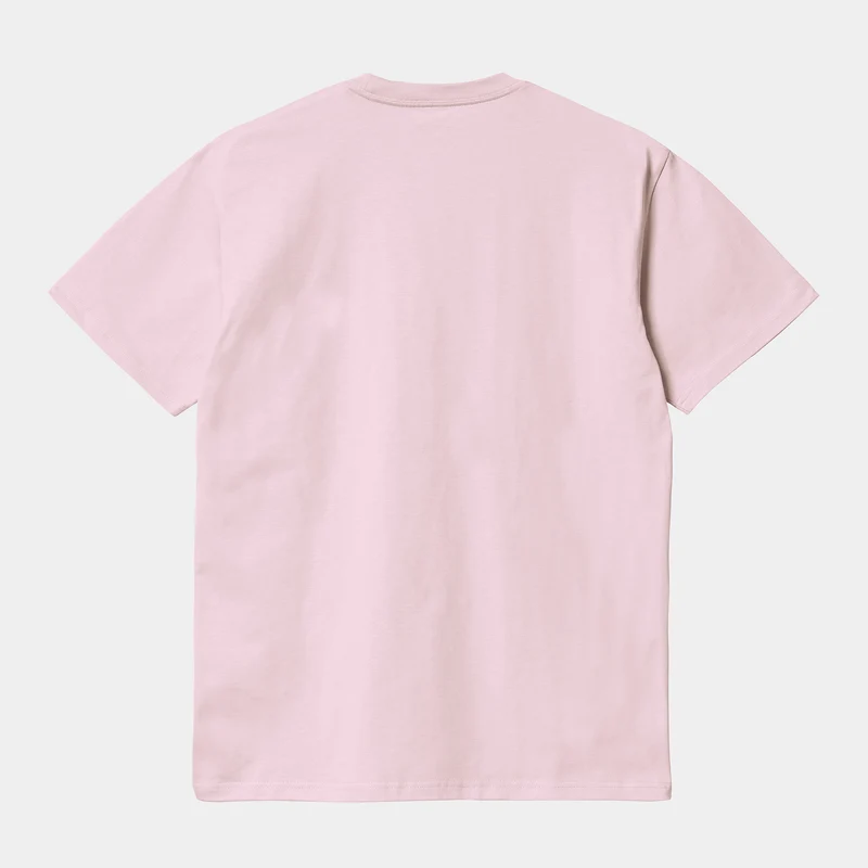 Carhartt WIP Herren Chase Kurzarm-T-Shirt – Pale Quartz / Gold