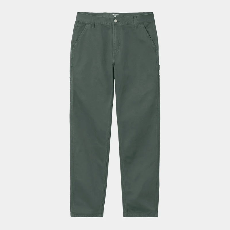 Carhartt WIP Herrenrucksack Single Knee Hose - Hemlockgrün Stone Washed