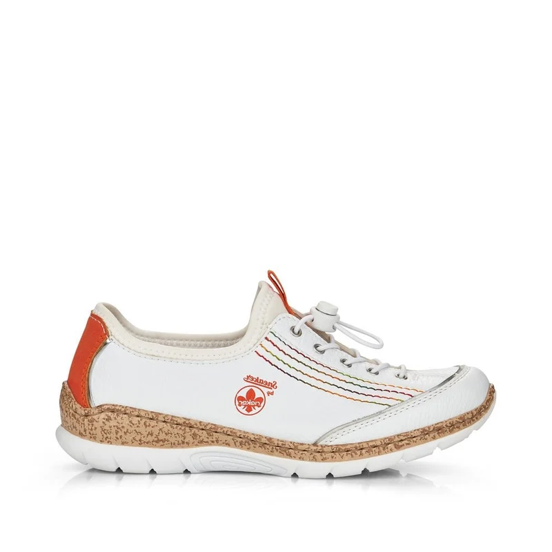 Rieker Modischer Slip-On-Trainer für Damen – Weiß