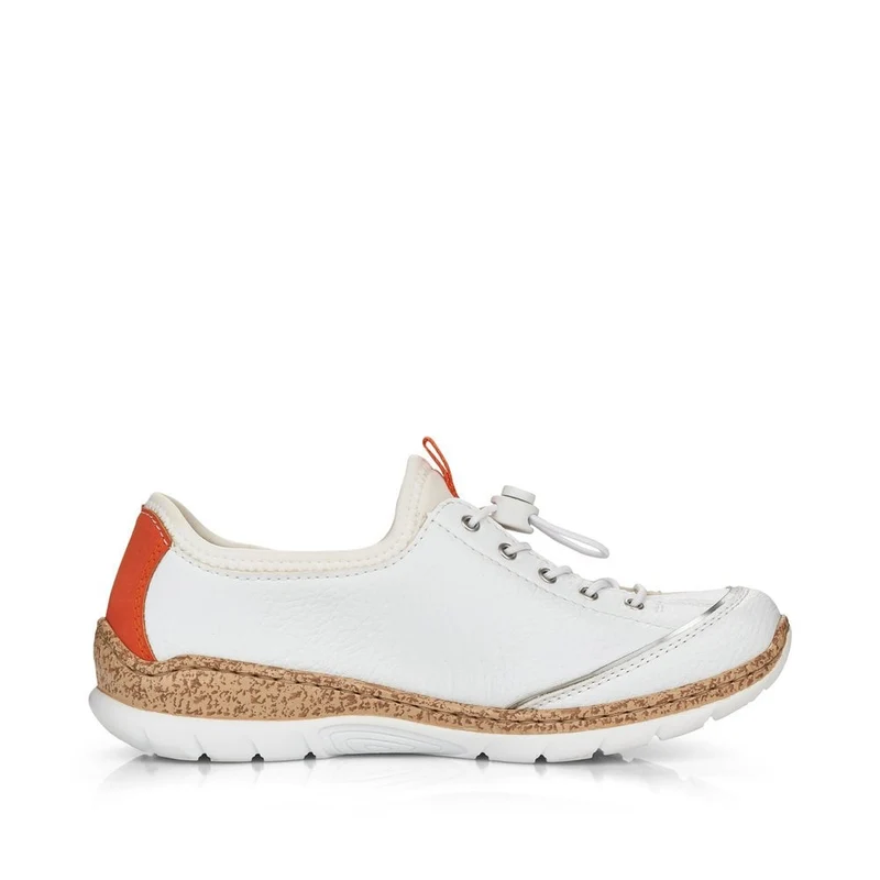 Rieker Modischer Slip-On-Trainer für Damen – Weiß