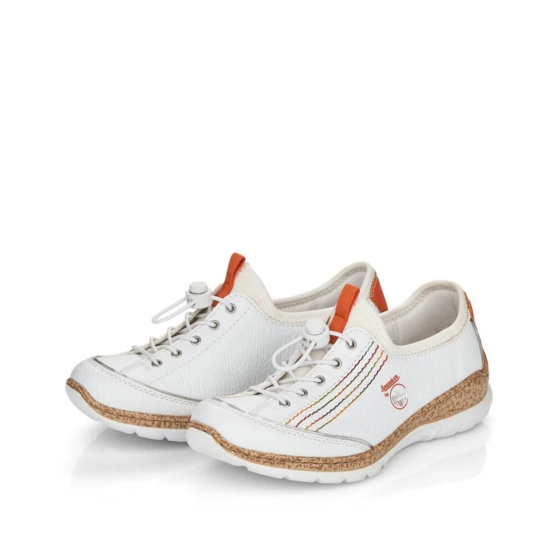 Rieker Modischer Slip-On-Trainer für Damen – Weiß