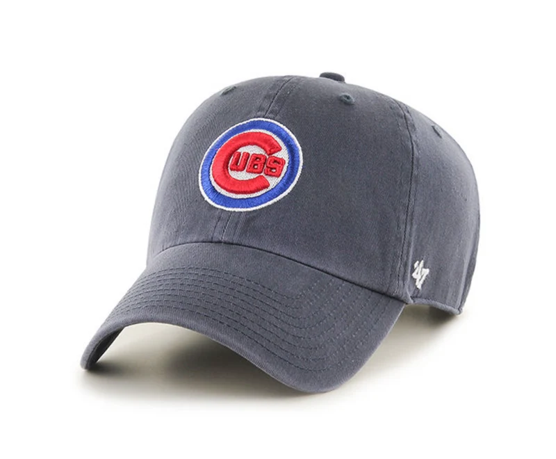 47 Brand Unisex Chicago Cubs Clean Up Cap – Vintage Navy