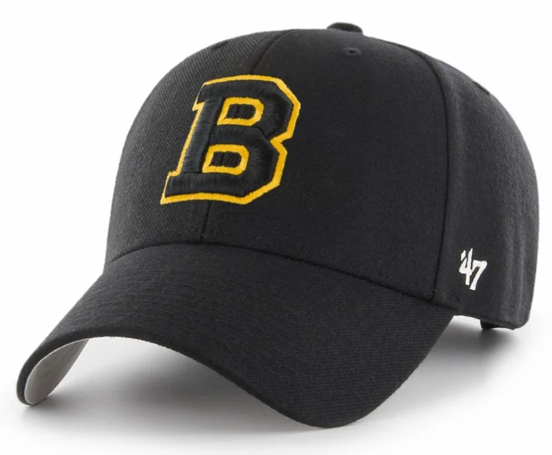 '47 Brand Unisex Boston Bruins Logo – Schwarz