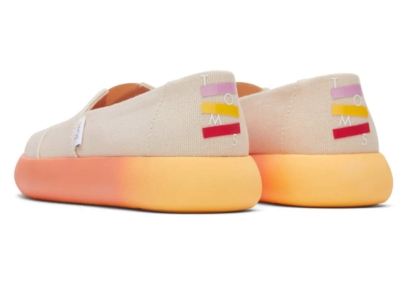 TOMS Damen Alpargata Mallow Canvas Espadrille – Naturleinen / Ombre