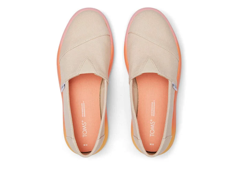 TOMS Damen Alpargata Mallow Canvas Espadrille – Naturleinen / Ombre