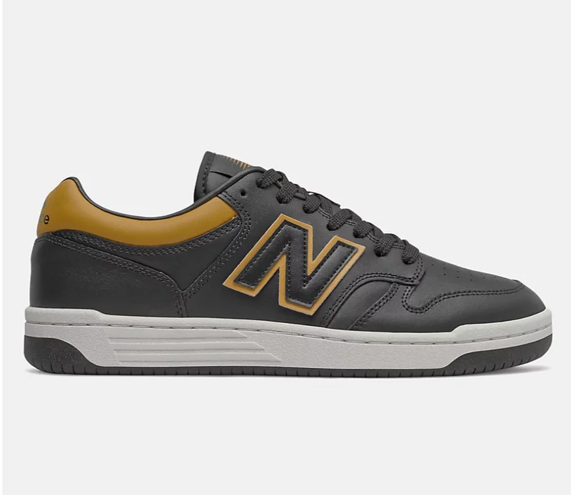New Balance Herren-Skateboard-Turnschuhe – Schwarz / Gold