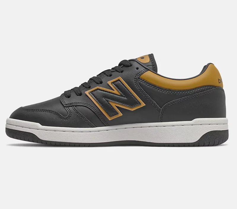 New Balance Herren-Skateboard-Turnschuhe – Schwarz / Gold