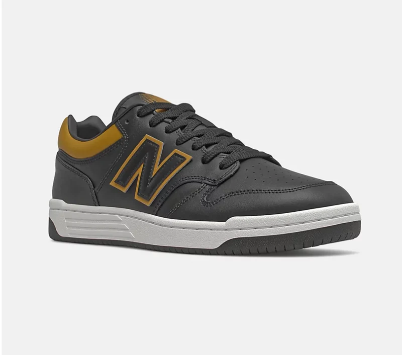 New Balance Herren-Skateboard-Turnschuhe – Schwarz / Gold
