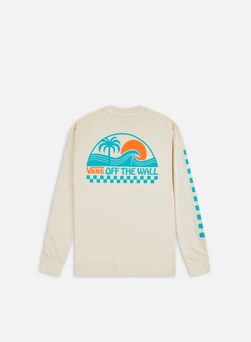 Vans Langärmliges Herren-T-Shirt mit Grafik – Haferflocken