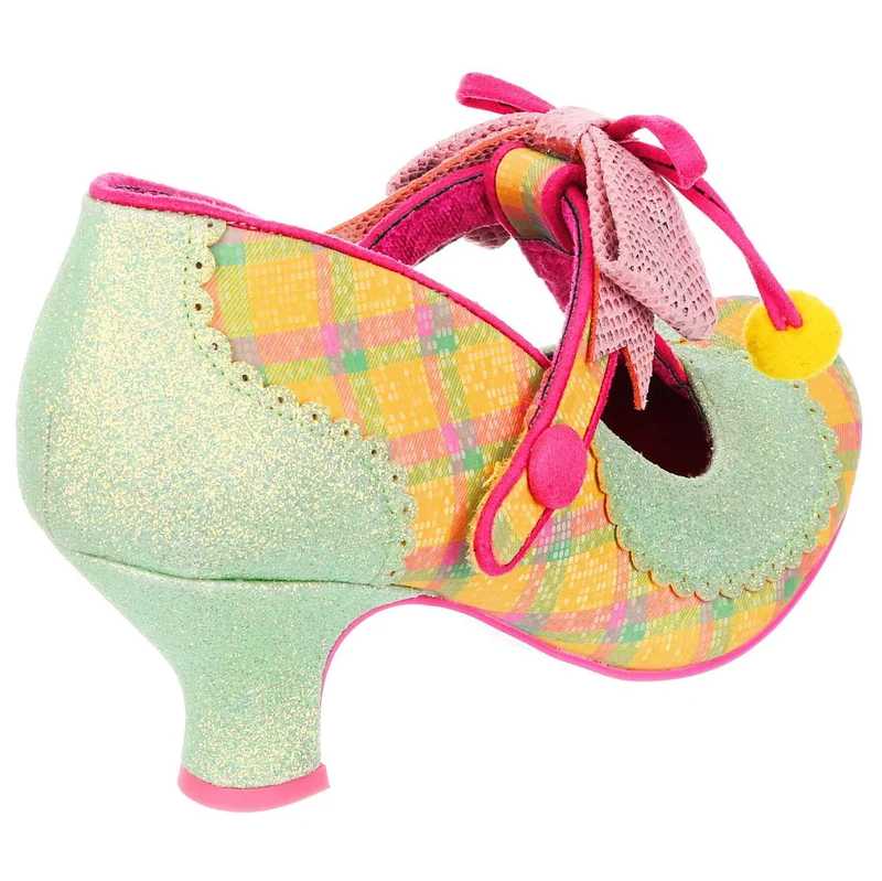 Irregular Choice Damen Charming Chum High Heels - Mint / Gelb