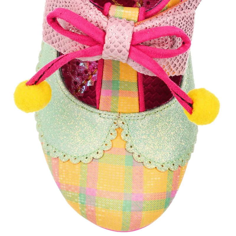 Irregular Choice Damen Charming Chum High Heels - Mint / Gelb