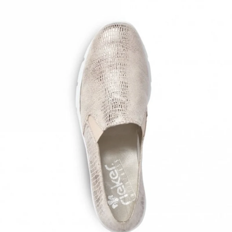 Rieker Slip-on-Schuhe für Damen – Beige