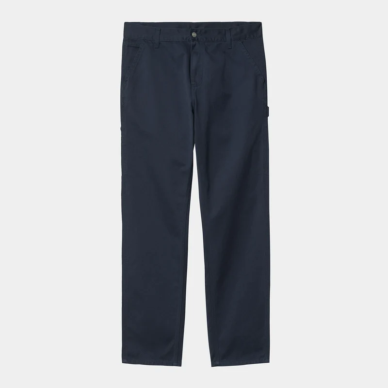 Carhartt WIP Herrenrucksack Single Knee Hose - Dunkelblau Stone Washed