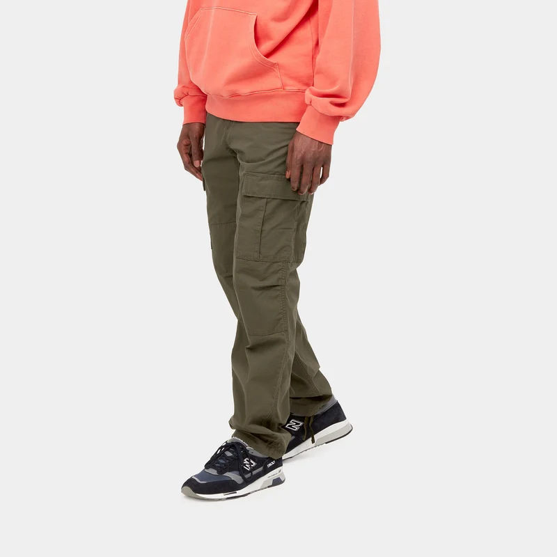 Carhartt WIP Herren-Luftfahrthose – Cypress Rinsed