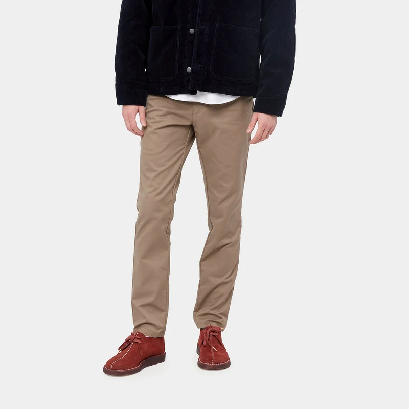 Carhartt WIP Herren-Sid-Hose – Leder gespült