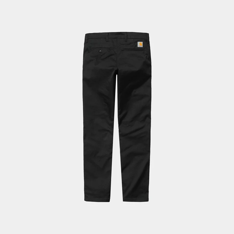 Carhartt WIP Herren-Sid-Hose – Schwarz gespült
