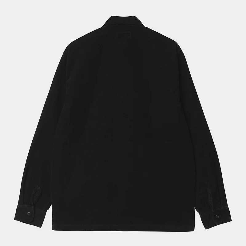 Carhartt WIP Herren Dixon Hemdjacke – Schwarz gespült