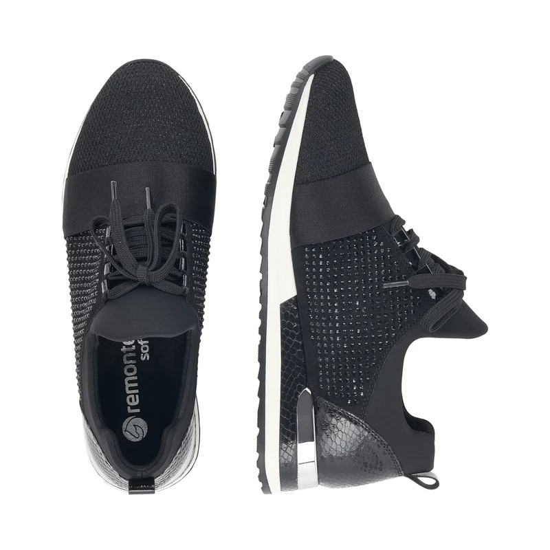 Remonte Mode-Sneaker für Damen – Schwarz