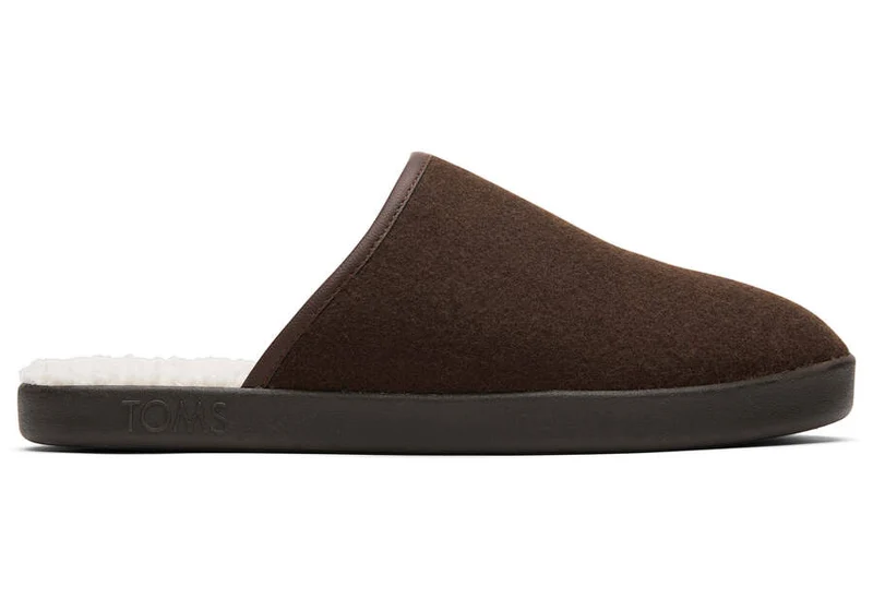 TOMS Herren Harbor Repreve Slipper – Schokoladenbraun