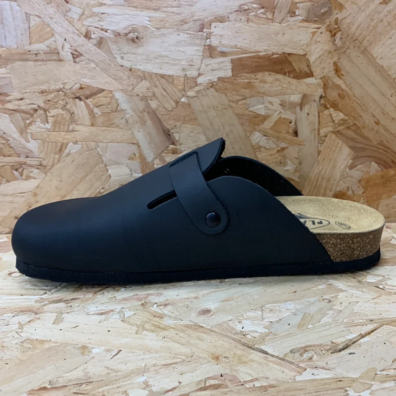 Plakton Damen Gibraltar Sprinter Lederclog – Schwarz