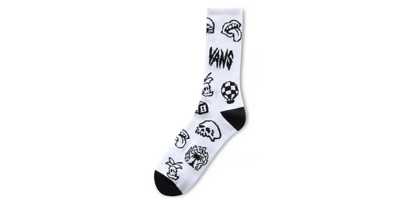 VANS Lost & Found-Socken für Herren – Weiß