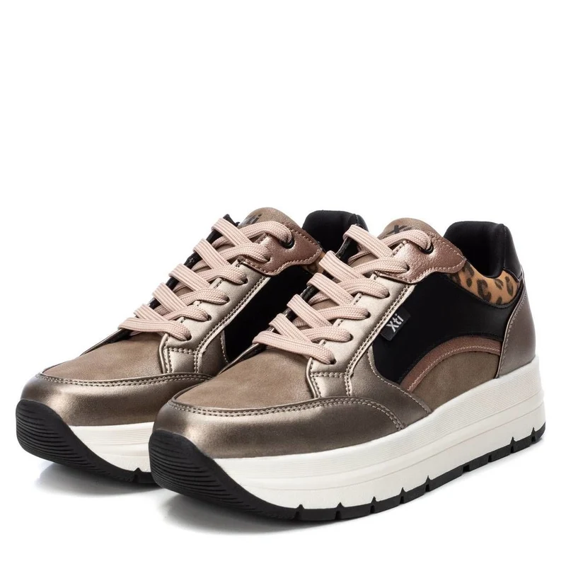 Xti Mode-Sneaker für Damen – Bronze