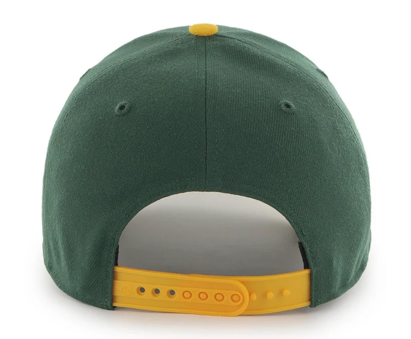 '47 Brand Unisex Oakland Athletics World Series Kappe – Grün/Gelb