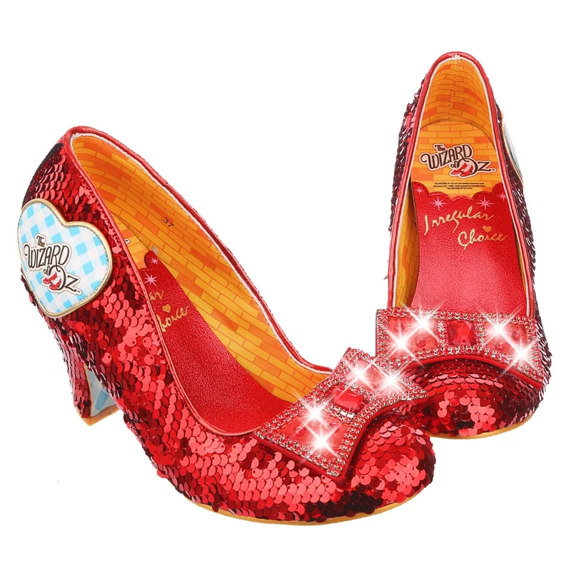 Irregular Choice Damen Think Of Home High Heel - Rot