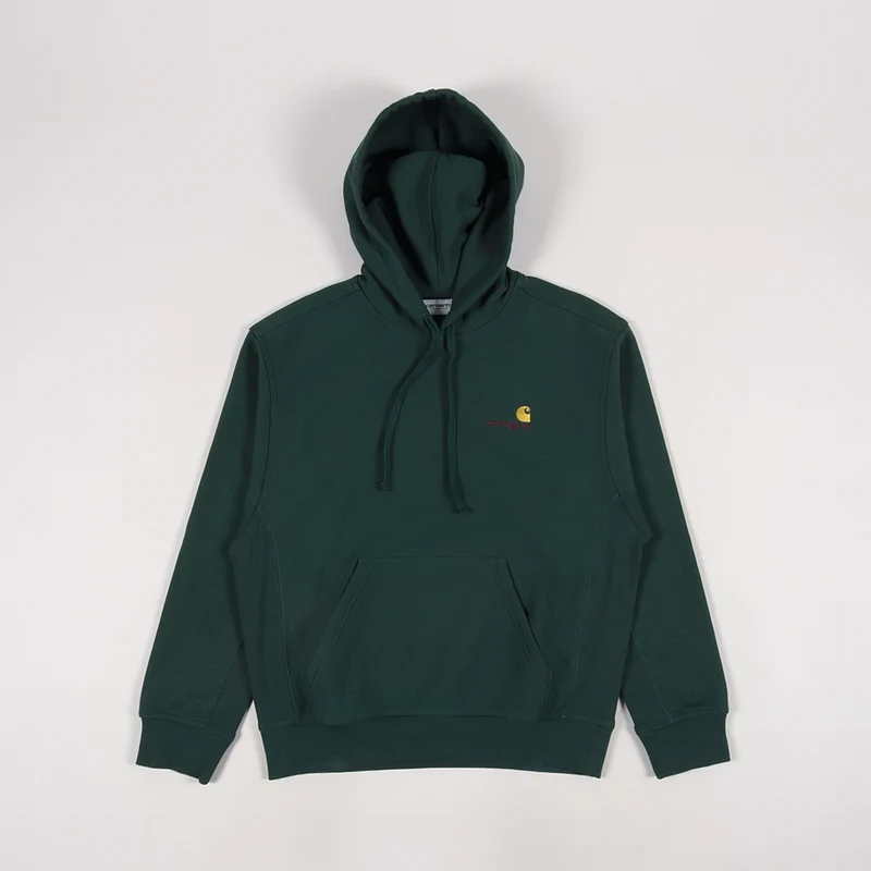 Carhartt WIP Herren Grove Script Kapuzenpullover – Grün