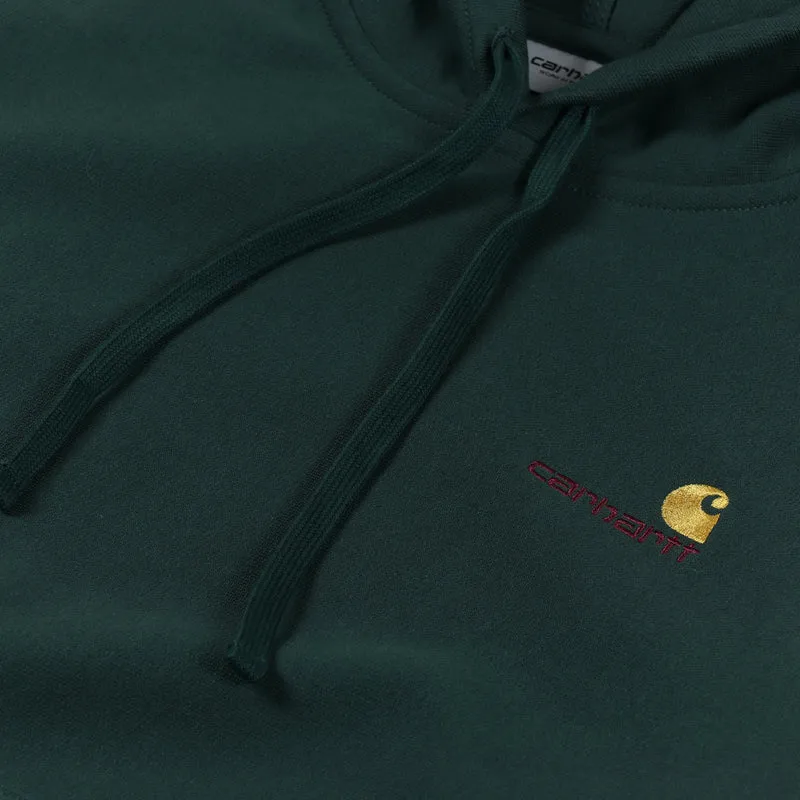 Carhartt WIP Herren Grove Script Kapuzenpullover – Grün