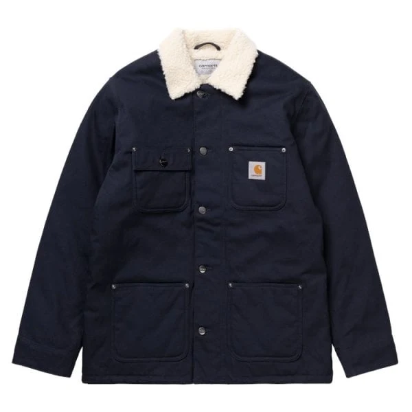 Carhartt WIP Herrenjacke mit Fairmont-Futter – Dunkelblau