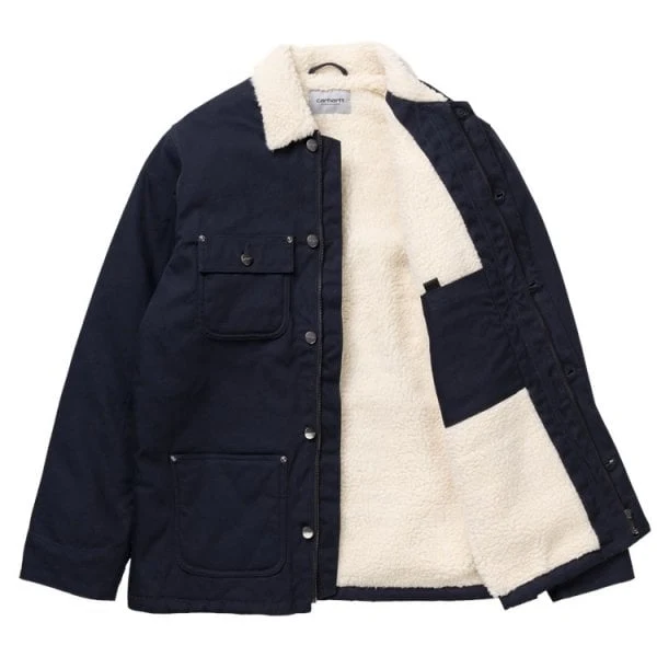 Carhartt WIP Herrenjacke mit Fairmont-Futter – Dunkelblau